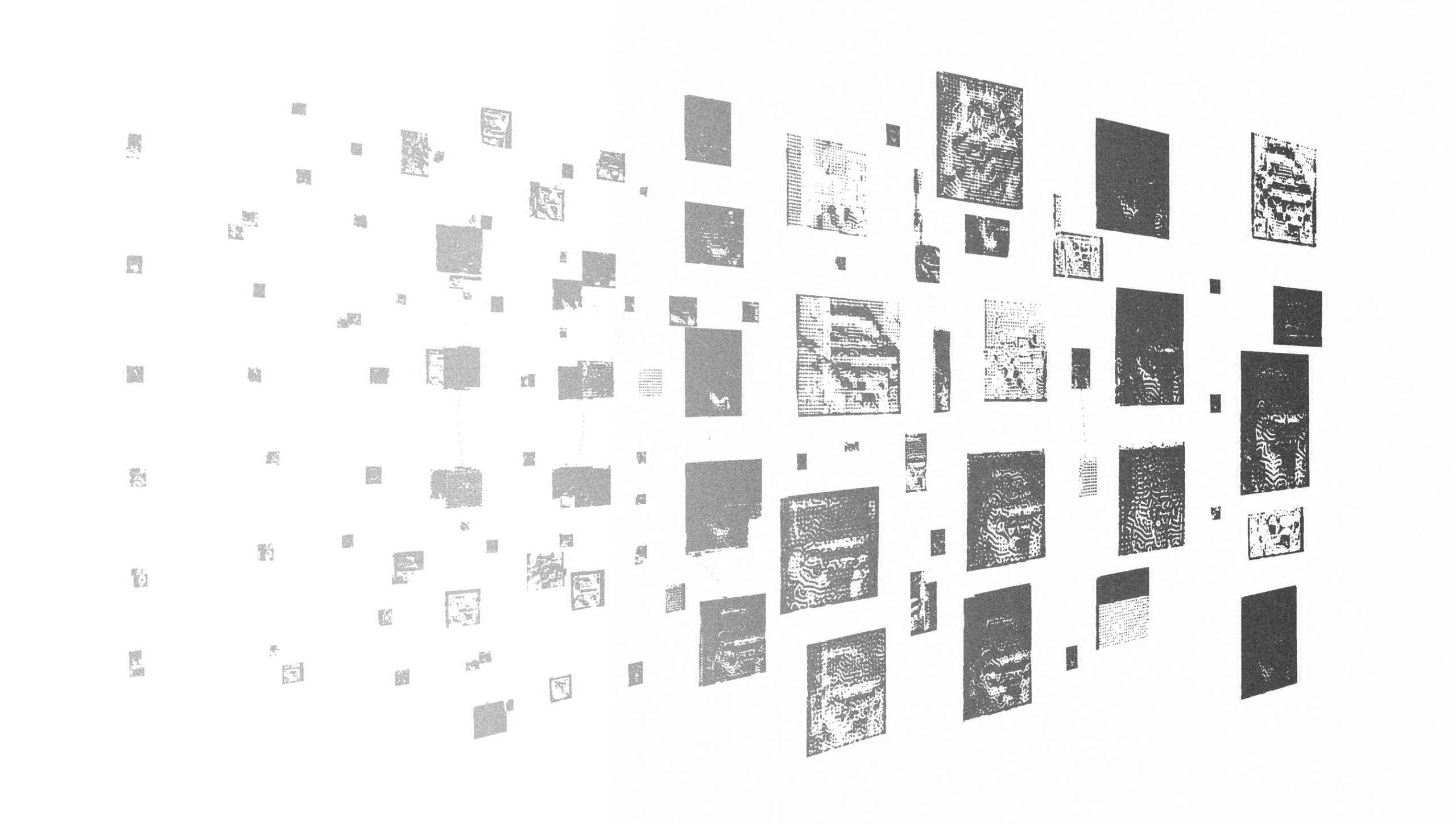 Abstract provenance and asset lineage graphic